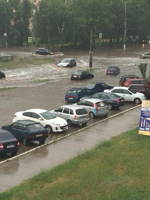 <p>Потоп в Тольятті. Фото: соцмережі</p>
