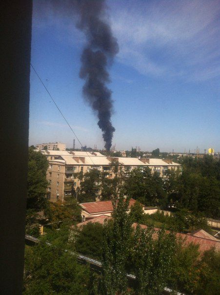 <p>Пожежа у Дніпропетровську. Фото: соцмережі</p>