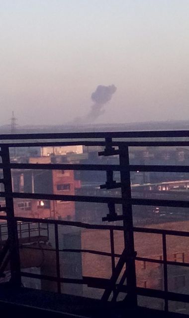 Донецк сотряс взрыв. Фото: соцсети