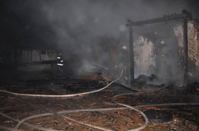 Пожар в Запорожье. Фото: ГСЧС
