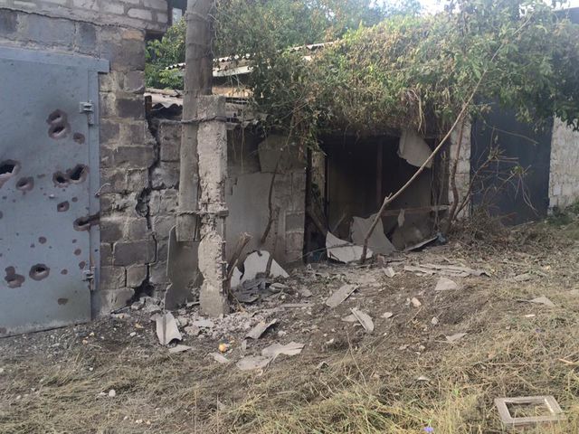 Донецк вновь попал под обстрел. Фото: соцсети