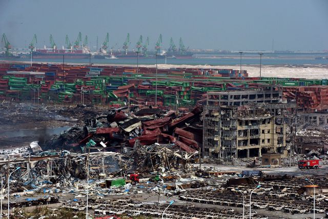 Тяньцзинь, возможно, теперь непригодный для жизни. Фото AFP