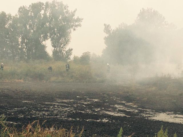 <p>У Рівному спалахнула пожежа. Фото: В.Миколайчук</p>