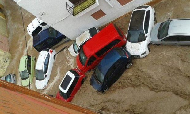 <p>На Італію та Іспанію обрушилася потужна злива, фото з соцмереж</p>