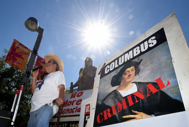 <p>У США відзначають День Колумба, фото AFP</p>