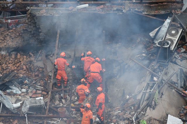 В Бразилии произошел страшный взрыв. Фото: AFP