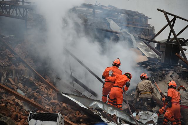В Бразилии произошел страшный взрыв. Фото: AFP