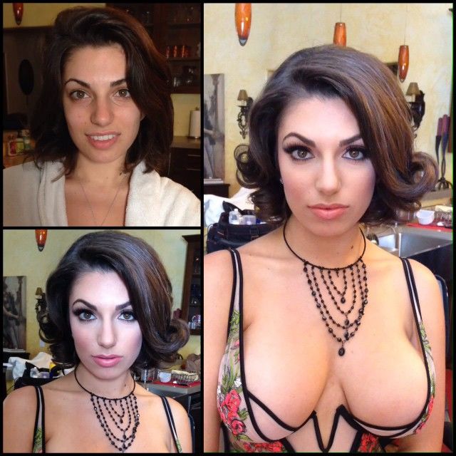 <p>Дівчата до макіяжу і після.&nbsp;Фото: instagram.com/xmelissamakeupx</p>