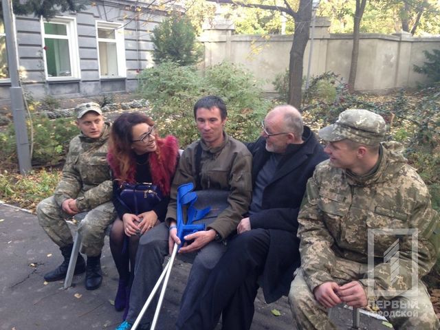 <p>Одесит втратив обидві ноги на Донбасі. Фото: 1tv.od.ua</p>