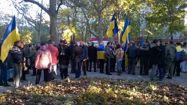 Митинг. Фото: Дарья Сидоровская, телеканал "Украина", twitter.com/zloy_odessit