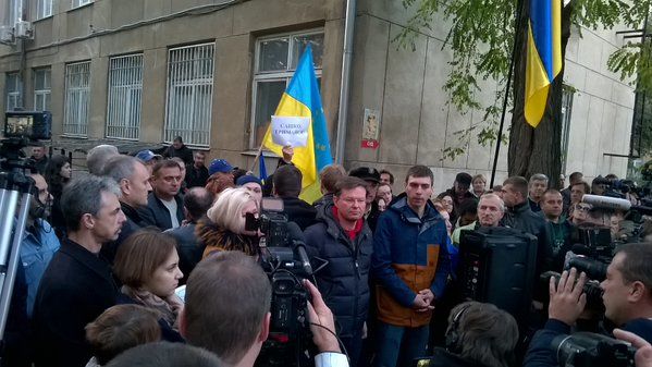 Митинг. Фото: Дарья Сидоровская, телеканал "Украина", twitter.com/zloy_odessit