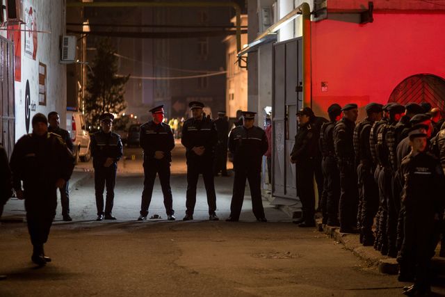 Взрыв в клубе Бухареста, фото AFP