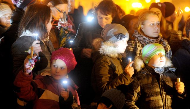 Дворцовая площадь Санкт-Петербурга 1 ноября, фото AFP