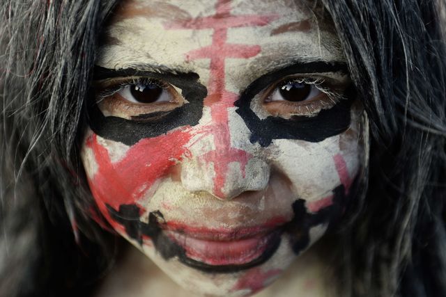 Традиційна для кінця жовтня і початок листопада атмосфера веселощів і відчайдушного свята прийшла в Мексику – країна відзначає День мертвих. Фото: AFP
