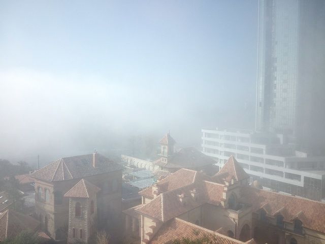 Туман в Одессе. Фото пользователей vk.com
