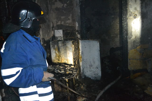 <p>Пожежа в гуртожитку. Фото: ДСНС Одеської області</p>
