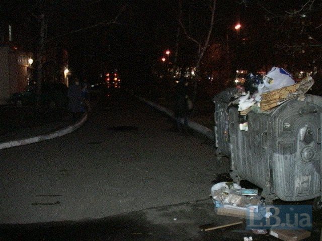 Грузовик-мусоровоз убил старушку. Фото: LB.ua