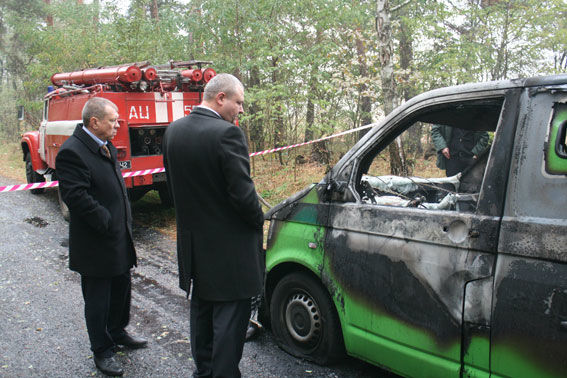 Нападение на инкассаторский автомобиль произошло 23 октября. Фото: mvs.gov.ua