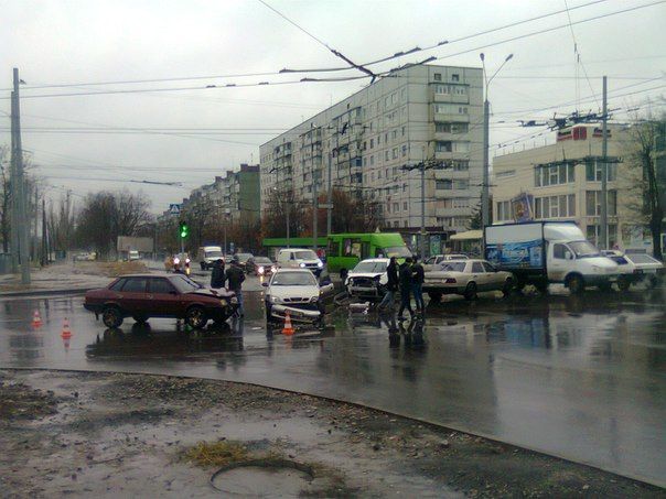 В Харькове произошло два серьезных ДТП. Фото: соцсети
