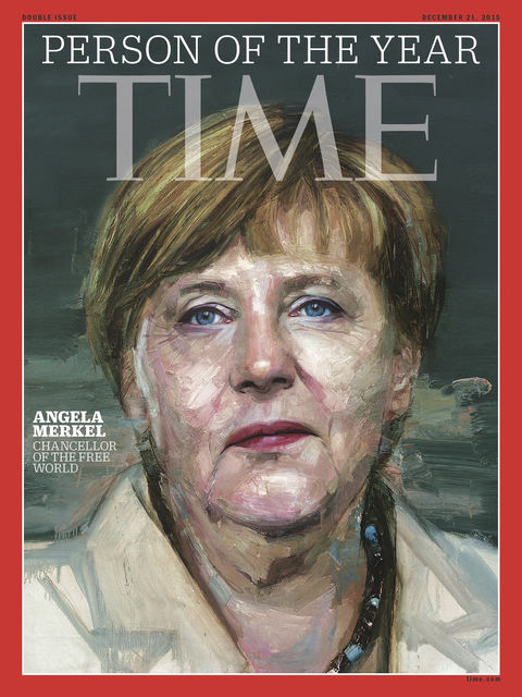 Канцлер ФРГ Ангела Меркель объявлена победителем в традиционной номинации 