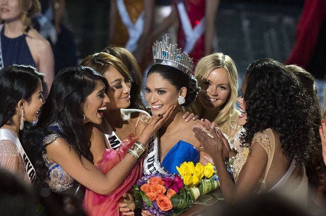 <p>Скандальний конкурс "Міс Всесвіт". Фото: AFP</p>