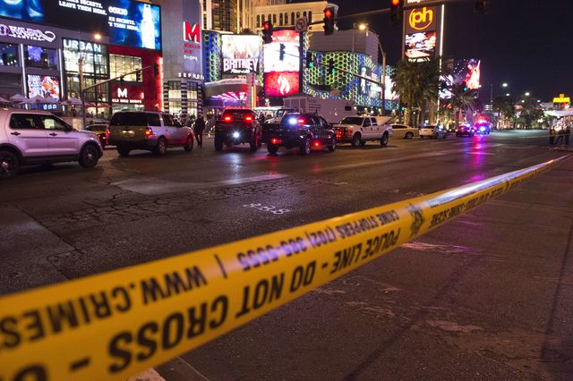 Авария в Лас-Вегасе. Фото: AFP