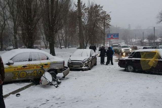 <p>На місці ДТП. Фото: Прес-служба патрульної поліції Харкова, vk.com/h_kharkov</p>