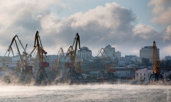 В Одессе из-за резкого похолодания "закипело" море, Фото: Думская.net