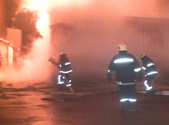 Пожар в Харькове. Фото: kharkiv.mns.gov.ua