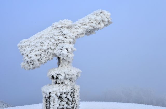 Север Германии в снегу. Фото: AFP