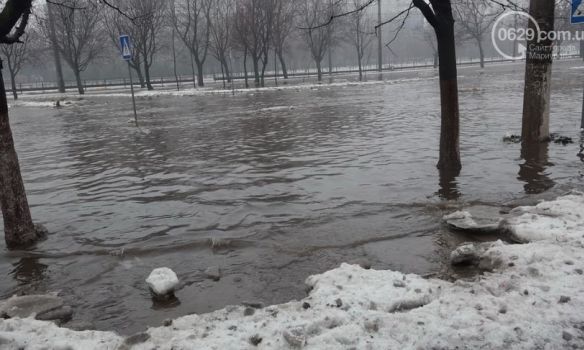 Потоп в Мариуполе. Фото: 0629.com.ua