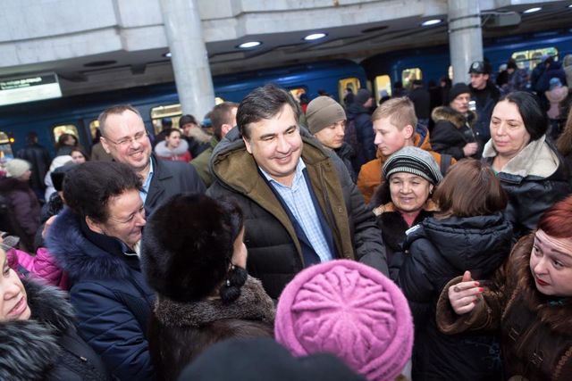 Саакашвили в Харькове. Фото: facebook.com/SaakashviliMikheil, vk.com/h_kharkov