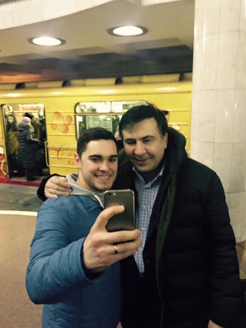 Саакашвили в Харькове. Фото: facebook.com/SaakashviliMikheil, vk.com/h_kharkov