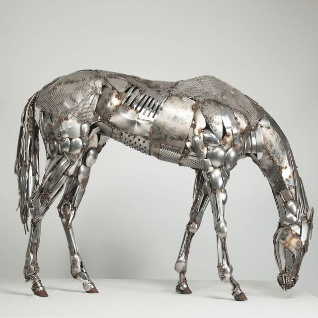 Металлические животные. Фото: facebook.com/GreenHandSculpture