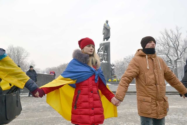 <p>День соборності в Харкові. Фото: kharkivoda.gov.ua, sq.com.ua</p>
