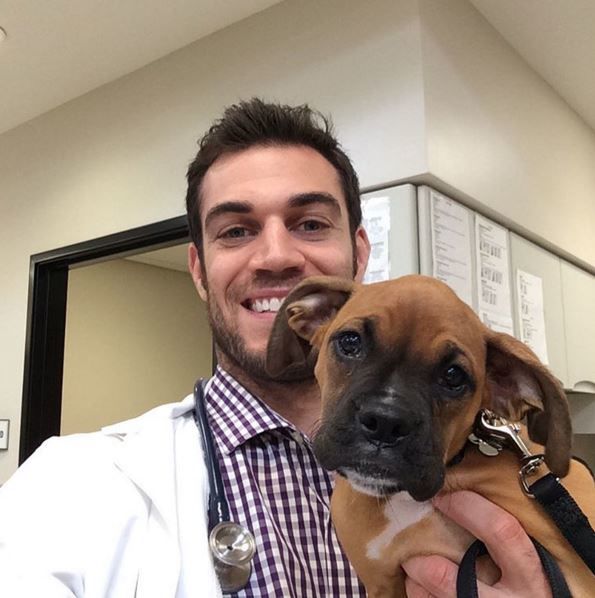 Ветеринара полюбили за его мышцы и любовь к животным. Фото: instagram/dr.evanantin
