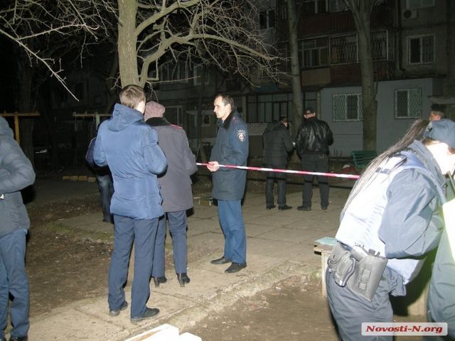 На месте убийства. Фото: novosti-n.org