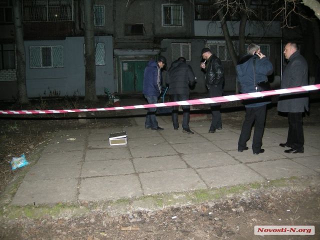 На месте убийства. Фото: novosti-n.org