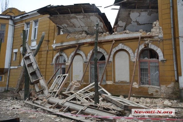 <p>Будівля, що впала. Фото: novosti-n.org</p>