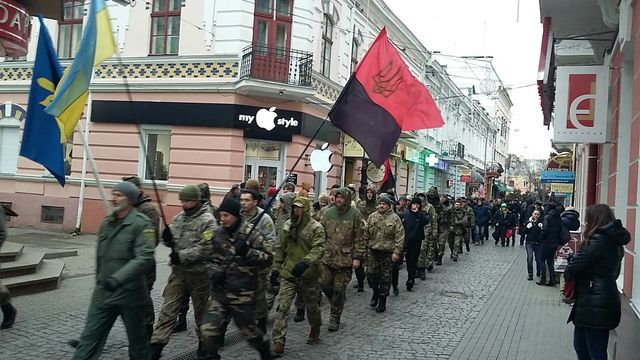 Митинг в Тернополе. Фото: teren.in.ua