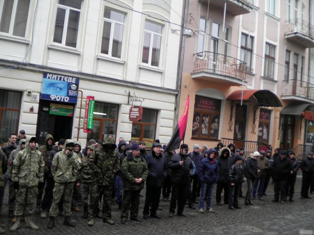 Митинг в Тернополе. Фото: teren.in.ua