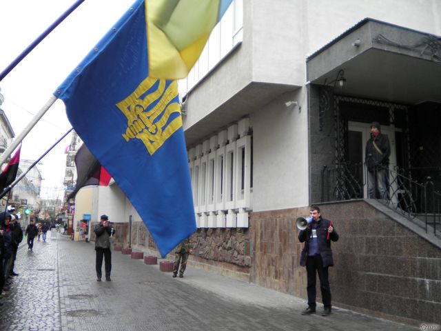 <p>Мітинг в Тернополі. Фото: teren.in.ua</p>