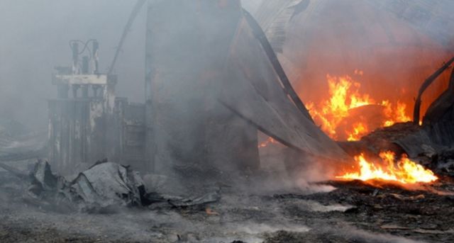 <p>На місці пожежі. Фото: ДСНС Дніпропетровської області</p>
