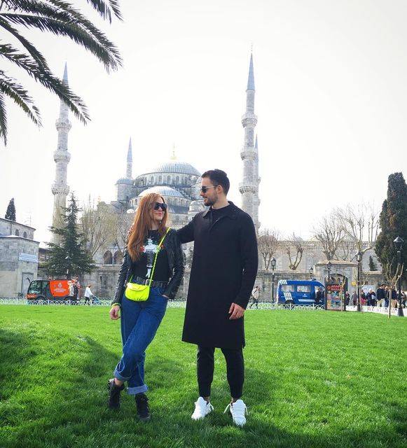 Слава из "НеАнгелов" с мужем в Стамбуле. Фото: Instagram