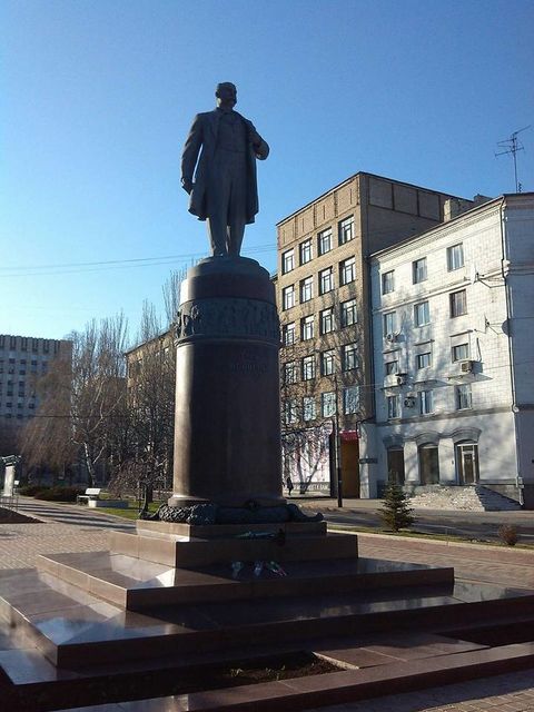 Тарас Григорьевич в Донецке. Фото: соцсети
