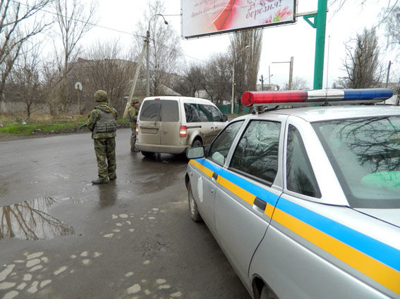Силовики отработали Авдеевку. Фото: полиция