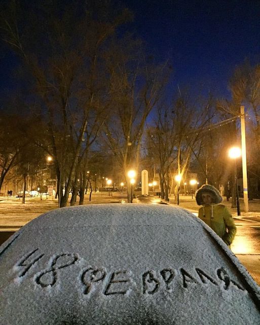 В Харьков вернулась зима. Фото: соцсети