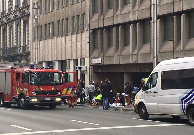В Брюсселе произошла серия терактов. Фото: AFP и соцсети
