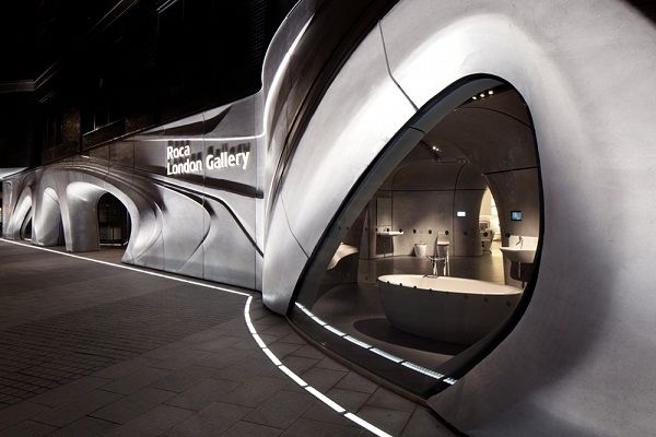 Найяскравіші архітектурні проекти Хадід: 2011 – галерея Roca Gallery в Лондоні, фото bit.ua