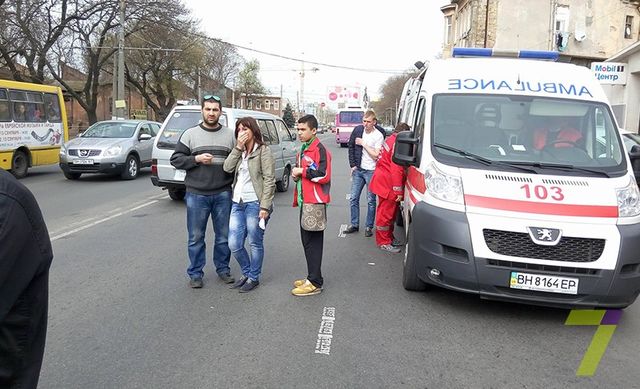 В Одессе произошло ДТП с участием маршрутки. Фото: 7 канал